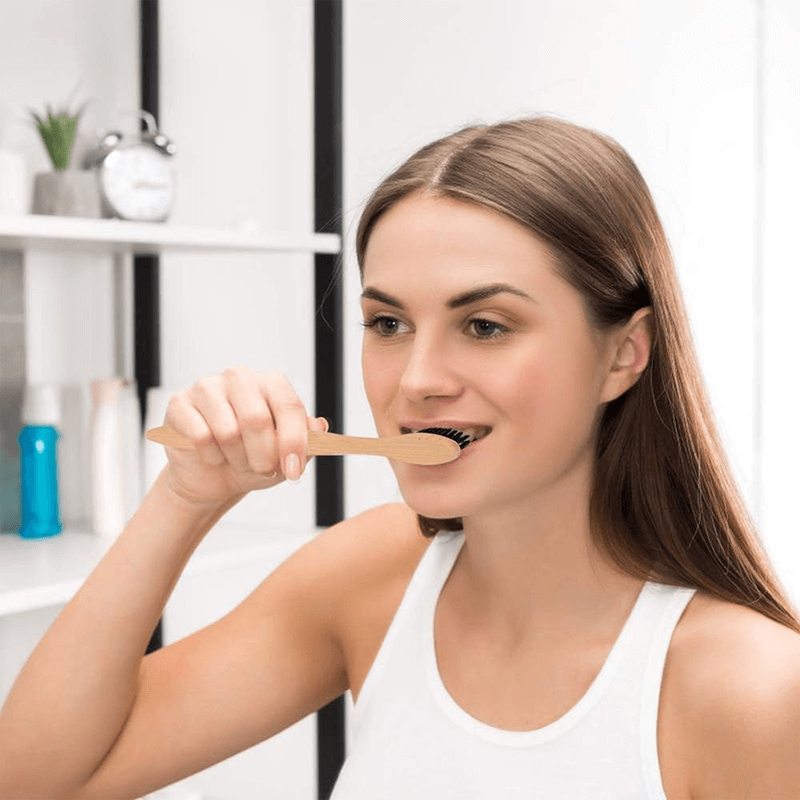 10st Eco-vriendelijke kleurrijke bamboe tandenborstels