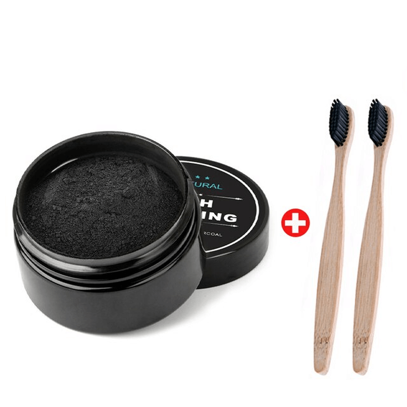 Actief kool tandbleekpoeder