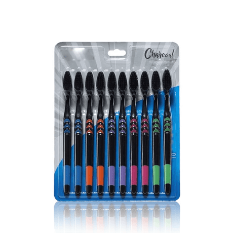 10st Bamboe Tandenborstel met Koolstofvezel