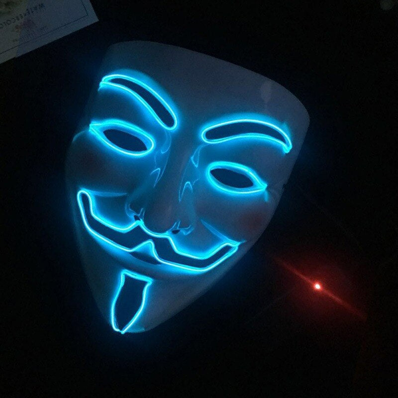 V Voor Vendetta LED Masker