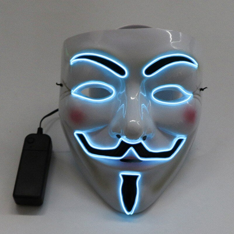 V Voor Vendetta LED Masker