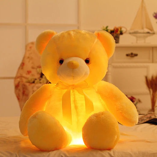 LED Lichtgevende Knipperende Teddybeer in Pluche Schattig Knus