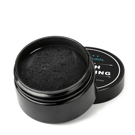 Actief kool tandbleekpoeder