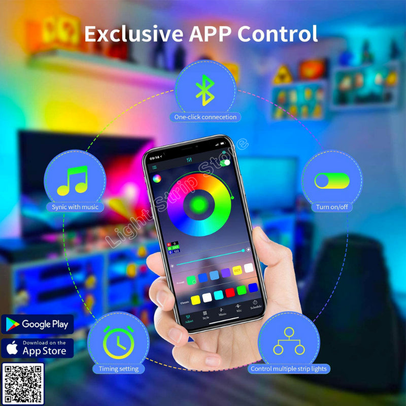 Smart LED Light String met App 1-10 M