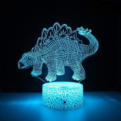 3D LED Lamp Dinosaurus