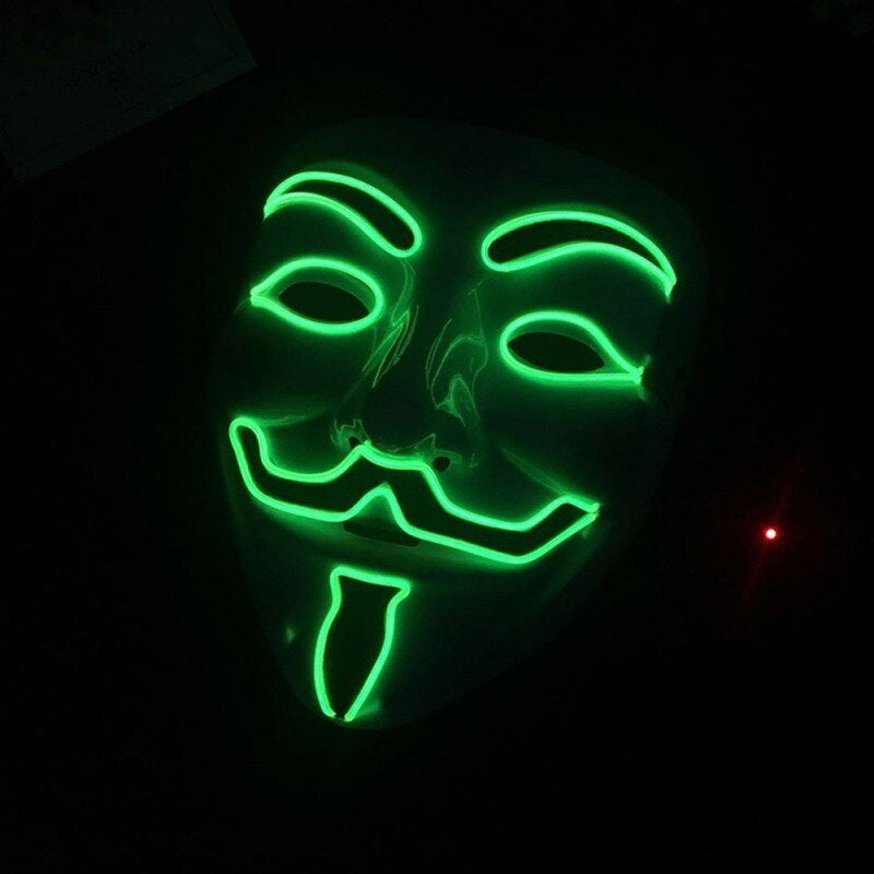 V Voor Vendetta LED Masker