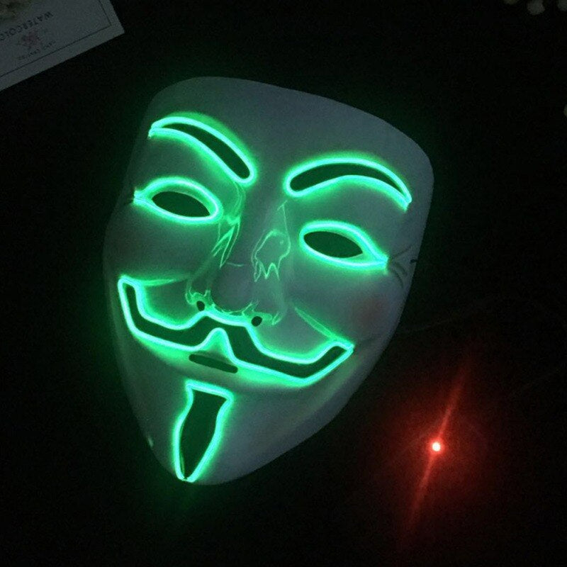 V Voor Vendetta LED Masker