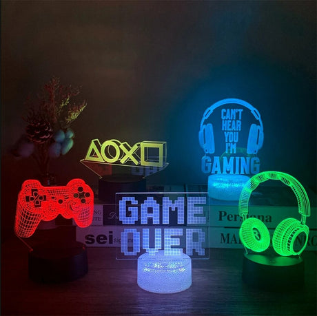 3D LED Lamp Gamer