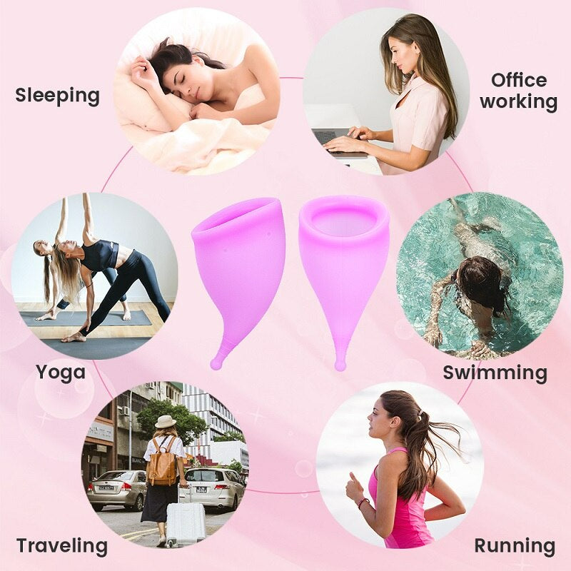 Comfortabele siliconen menstruatiecup voor jou