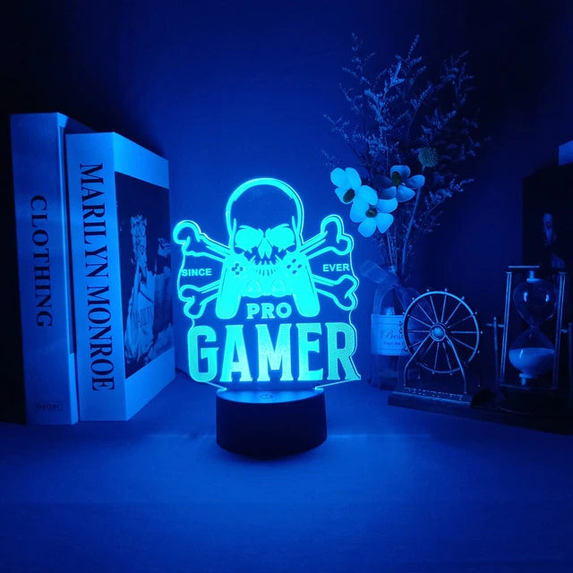 3D LED Lamp Gamer