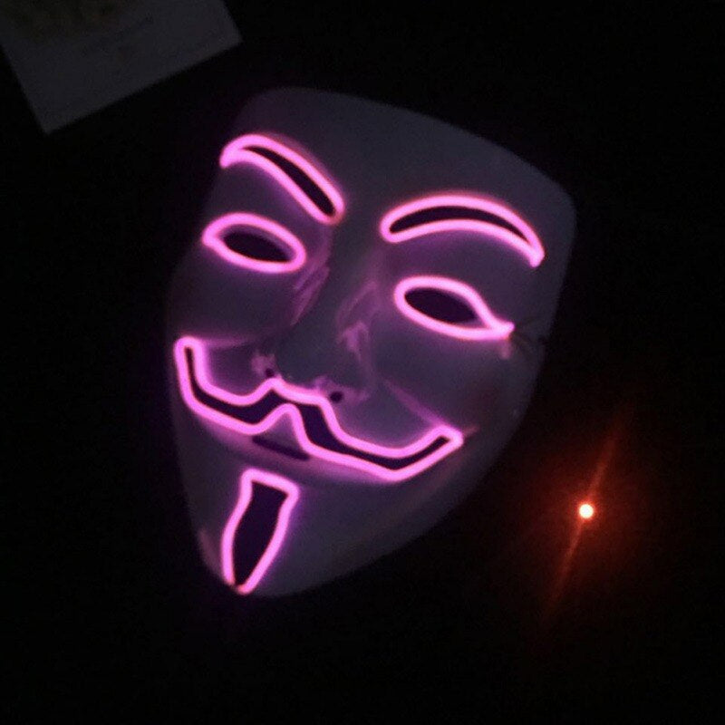 V Voor Vendetta LED Masker