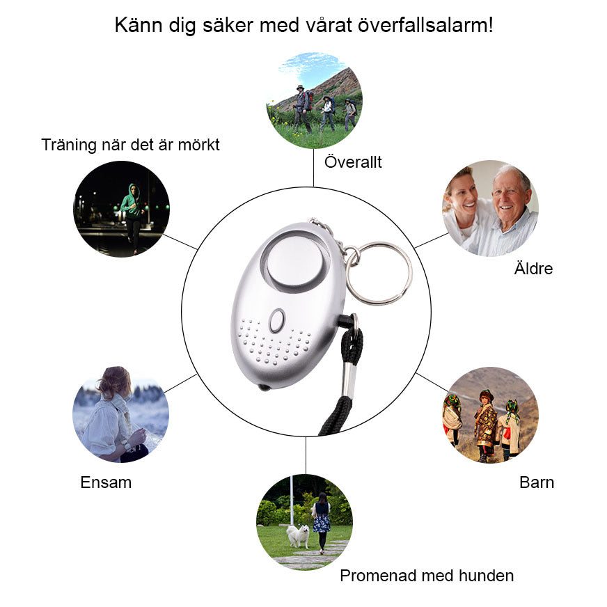 Klein aanvalsalarm 130db 60min