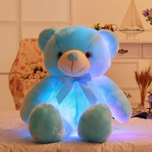 LED Lichtgevende Knipperende Teddybeer in Pluche Schattig Knus