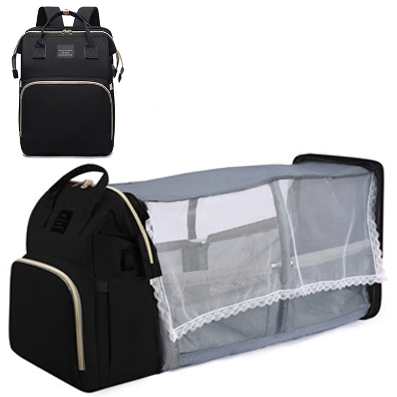 2-in-1 luiertas met reiswieg