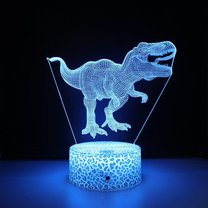 3D LED Lamp Dinosaurus