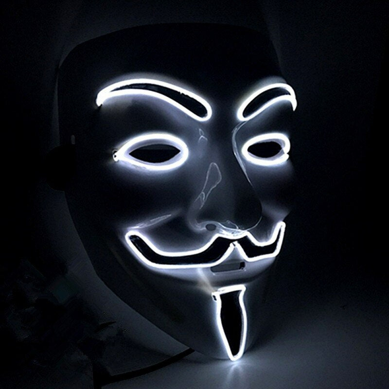 V Voor Vendetta LED Masker