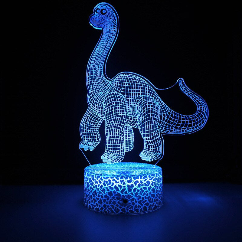 3D LED Lamp Dinosaurus