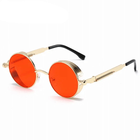 Metalen steampunk zonnebril