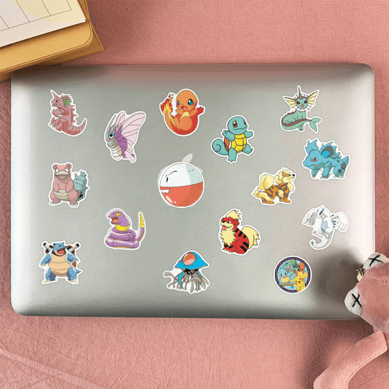 Set Poke Stickers - 50 unieke stickers voor verzamelaars en fans