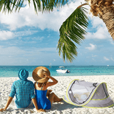 Pop-Up UV-tent voor kinderen Strandtent Zonnetent Draagbaar, Klamboe