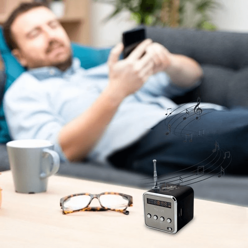 Mini radio Bluetooth luidspreker
