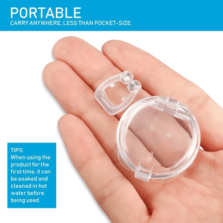 Anti-snurk Magnetische Silicone Neusklem