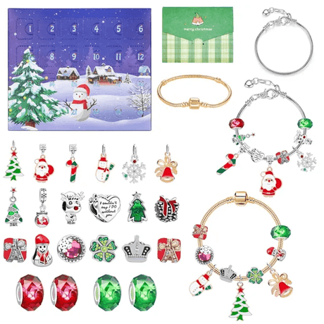 24 Dagen Kerst Adventskalender Sieradendoosje - DIY bedelarmband