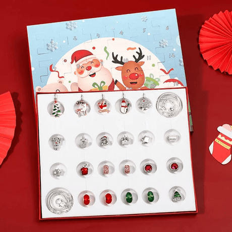 24 Dagen Kerst Adventskalender Sieradendoosje - DIY bedelarmband