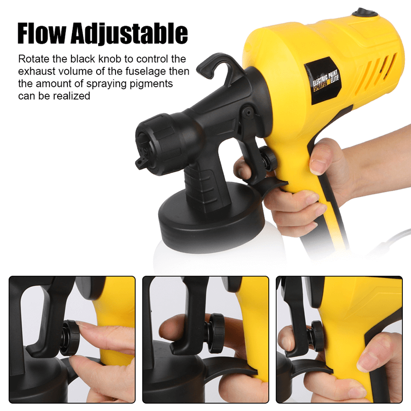Elektrisch spuitpistool Verfpistool 800 ml