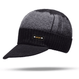 Winter gebreide muts