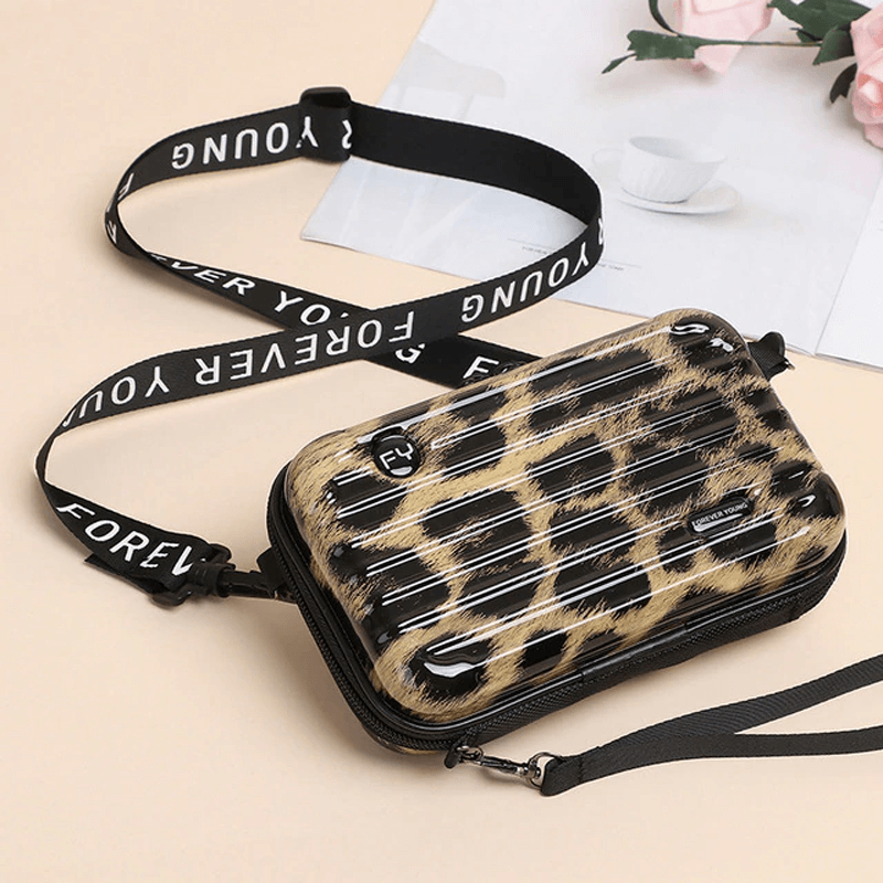 Op reistas geïnspireerde crossbody tas