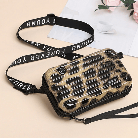 Op reistas geïnspireerde crossbody tas