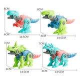 Dinosaurus Ei-set - Verrassingsei met bouwstenen, demonteer en zet je eigen dinosaurussen in elkaar, doe-het-zelf blindbox-speelgoed voor kinderen