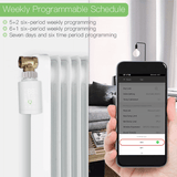 Slimme thermostaatkraan met WiFi - Radiator en verwarming bedienen via App