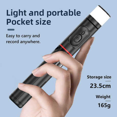 Selfie stick statief met afstandsbediening