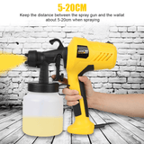 Elektrisch spuitpistool Verfpistool 800 ml