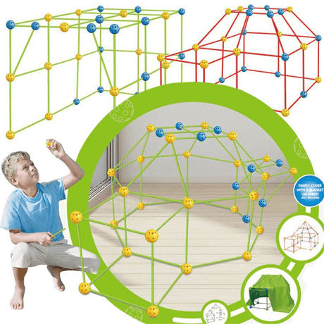 3D Speelhuis | Kit met Sticks DIY Doe Het Zelf Leren voor Kinderen