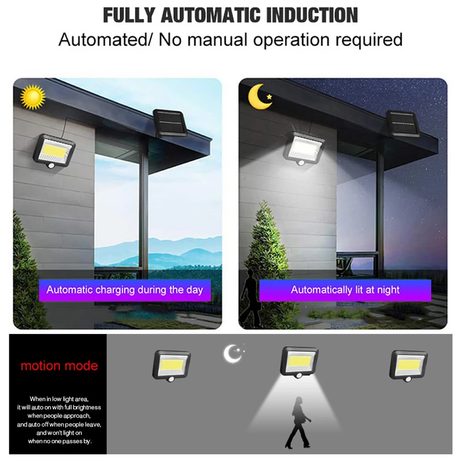 EcoMotion - LED bewegingsmelder op zonne-energie voor buiten