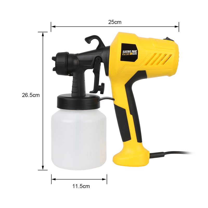 Elektrisch spuitpistool Verfpistool 800 ml