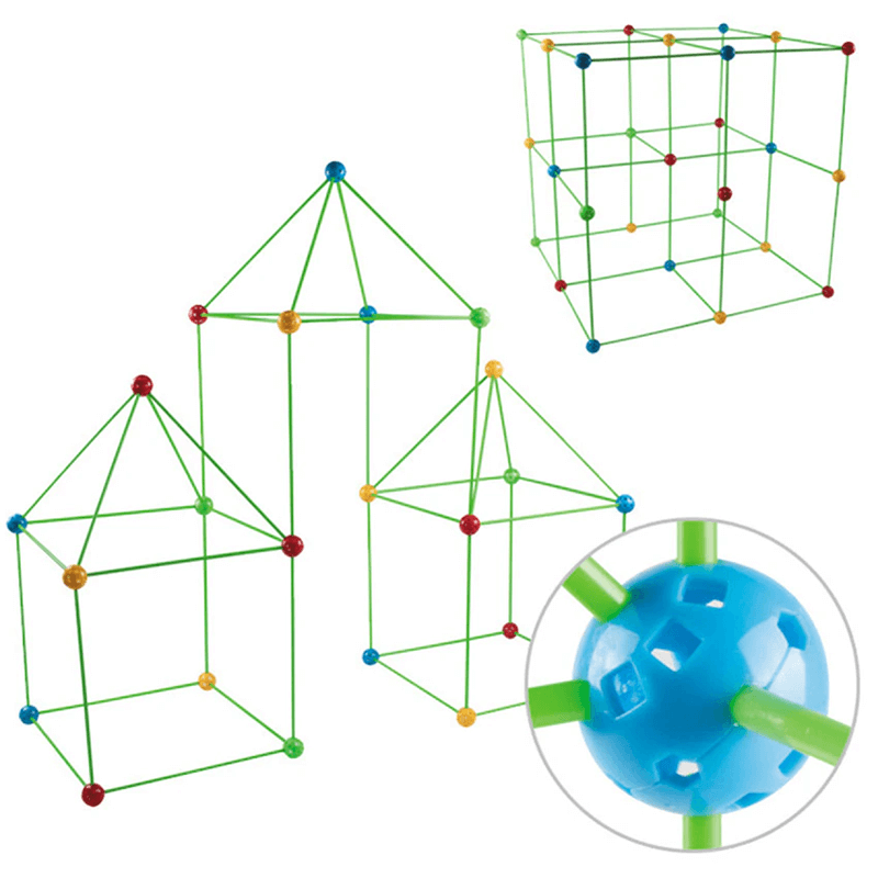 3D Speelhuis | Kit met Sticks DIY Doe Het Zelf Leren voor Kinderen