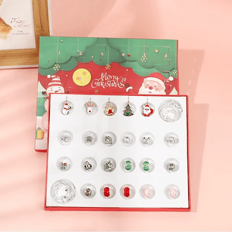 24 Dagen Kerst Adventskalender Sieradendoosje - DIY bedelarmband