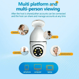 5G WiFi bewakingscamera in lampformaat - Draadloze Smart Motion Sensor