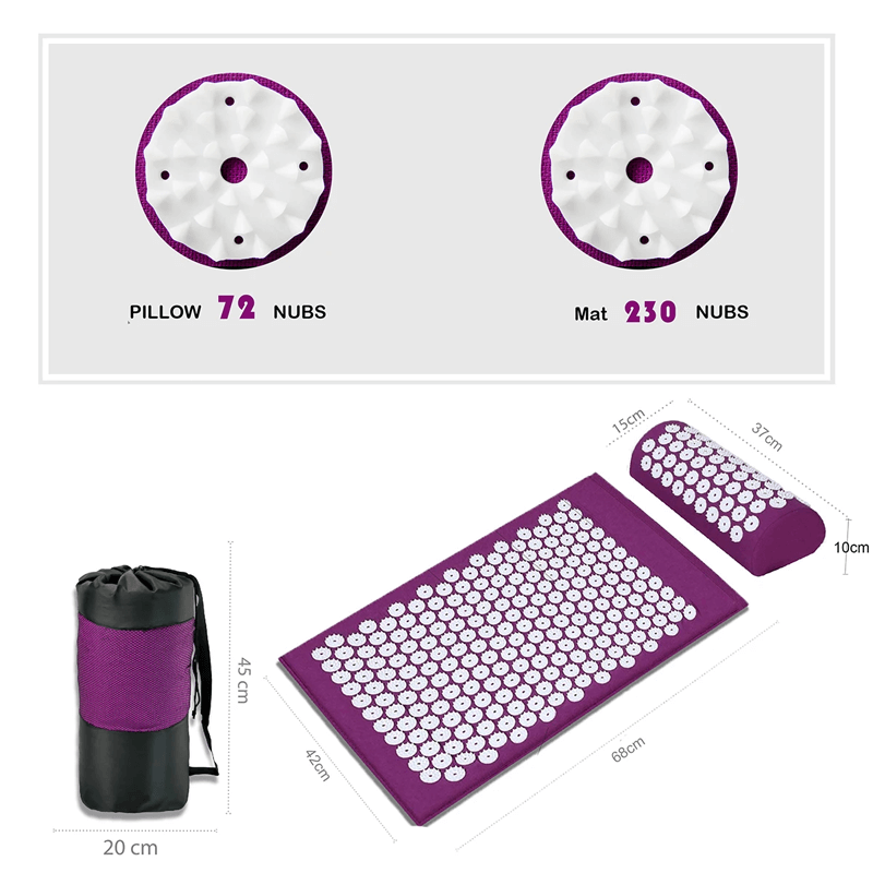 Nagelmat Massage voor de rug Acupunctuur
