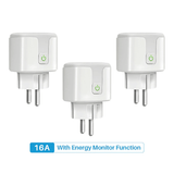 Slimme wifi-contactdoos 16A/20A - Spraakgestuurde contactdoosadapter