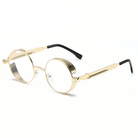 Metalen steampunk zonnebril