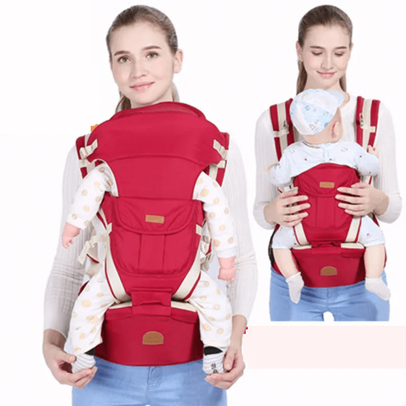 Ergonomische draagzak met opbergruimte