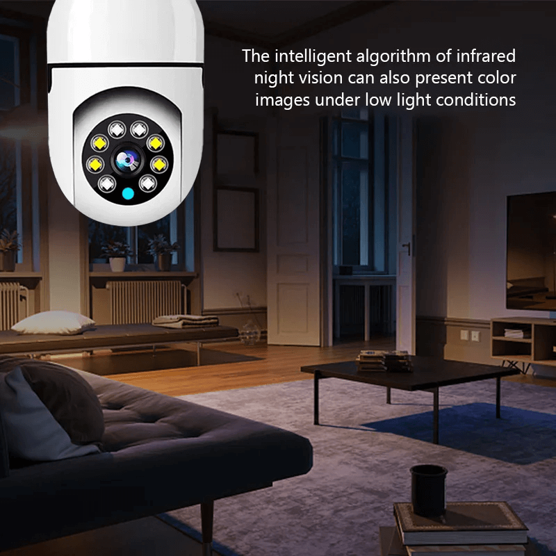 5G WiFi bewakingscamera in lampformaat - Draadloze Smart Motion Sensor