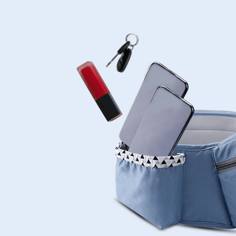 Ergonomische draagzak met opbergruimte