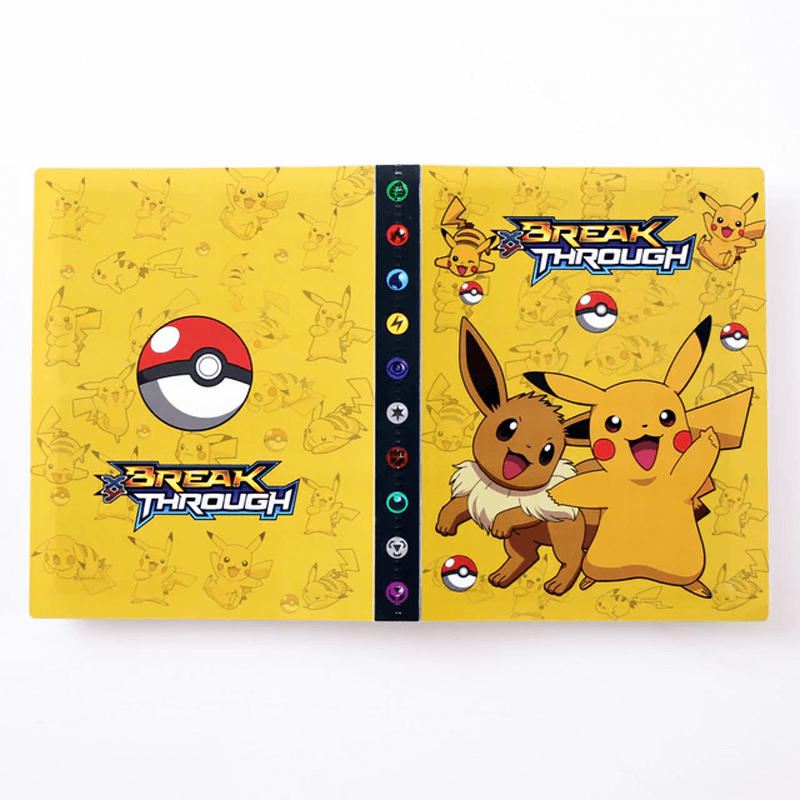 Poke Card Verzamelalbum - 240 Kaartvakken, Perfect voor Verzamelaars