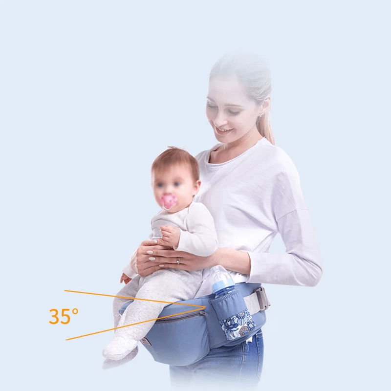 Ergonomische draagzak met opbergruimte
